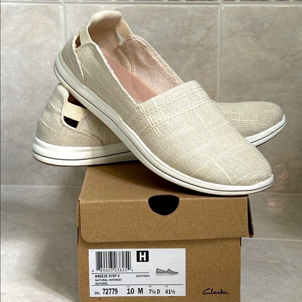 🌟HP🌟Clarks Cloudsteppers Breeze Step II Loafers 10M - Picture 2 of 15